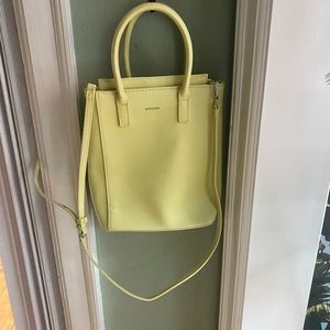 Matt and Nat neon lemon bag